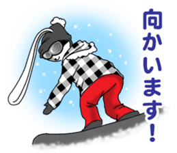 Let's Snowboarding! sticker #9629254