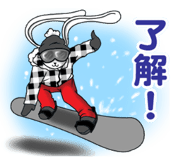 Let's Snowboarding! sticker #9629265