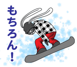 Let's Snowboarding! sticker #9629266