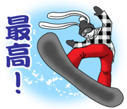 Let's Snowboarding! sticker #9629278