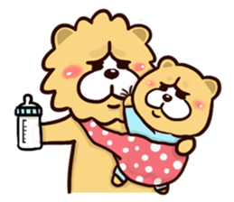 Chow Chow has a wonderful day! sticker #9629968