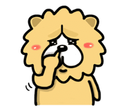 Chow Chow has a wonderful day! sticker #9629971