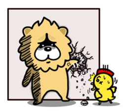 Chow Chow has a wonderful day! sticker #9629980