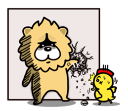Chow Chow has a wonderful day! sticker #9629980