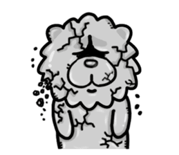 Chow Chow has a wonderful day! sticker #9629987