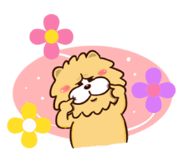 Chow Chow has a wonderful day! sticker #9629990