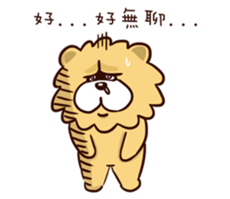 Chow Chow has a wonderful day! sticker #9629993