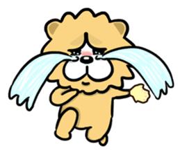 Chow Chow has a wonderful day! sticker #9629995