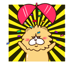 Chow Chow has a wonderful day! sticker #9630000