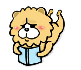 Chow Chow has a wonderful day! sticker #9630003