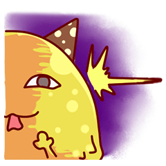 Cheese Cat "Cherish"Sticker English