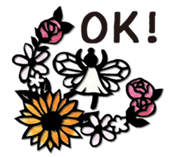 The paper fairy Lou & friends English. sticker #9630170