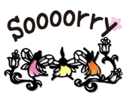 The paper fairy Lou & friends English. sticker #9630175