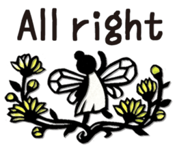 The paper fairy Lou & friends English. sticker #9630181