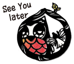 The paper fairy Lou & friends English. sticker #9630186