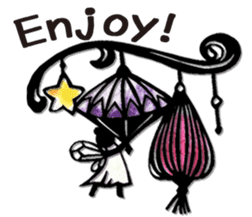 The paper fairy Lou & friends English. sticker #9630192