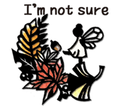 The paper fairy Lou & friends English. sticker #9630195