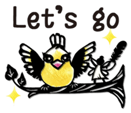 The paper fairy Lou & friends English. sticker #9630204