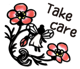 The paper fairy Lou & friends English. sticker #9630207