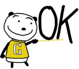 Panda For girls! - English ver. - sticker #9630248