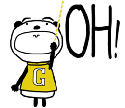 Panda For girls! - English ver. - sticker #9630250