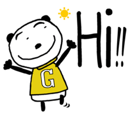 Panda For girls! - English ver. - sticker #9630252