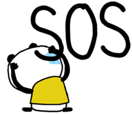 Panda For girls! - English ver. - sticker #9630253