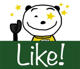 Panda For girls! - English ver. - sticker #9630254