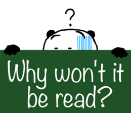 Panda For girls! - English ver. - sticker #9630256