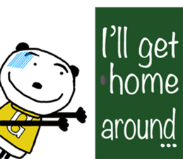 Panda For girls! - English ver. - sticker #9630259