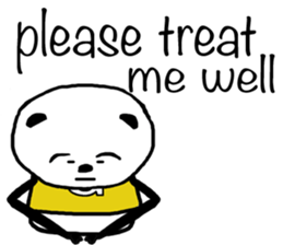 Panda For girls! - English ver. - sticker #9630274