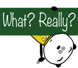 Panda For girls! - English ver. - sticker #9630276