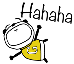 Panda For girls! - English ver. - sticker #9630277