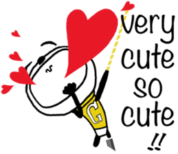 Panda For girls! - English ver. - sticker #9630285