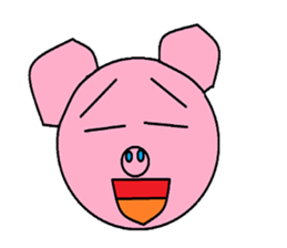 Kindly pig sticker #9630696