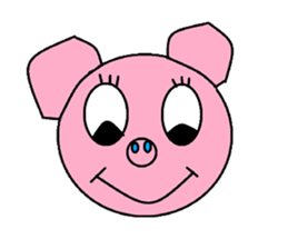 Kindly pig sticker #9630700