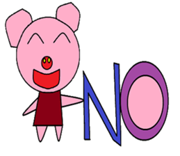 Kindly pig sticker #9630705