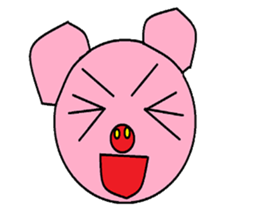 Kindly pig sticker #9630706