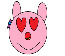 Kindly pig sticker #9630725