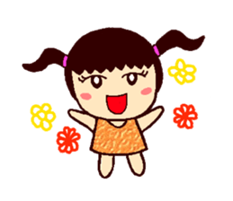 Cute brother Yo-yo & sister Ling-ling sticker #9630768