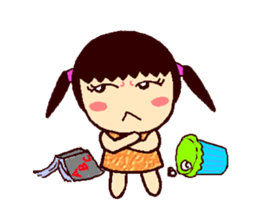 Cute brother Yo-yo & sister Ling-ling sticker #9630770