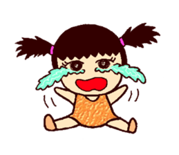 Cute brother Yo-yo & sister Ling-ling sticker #9630772