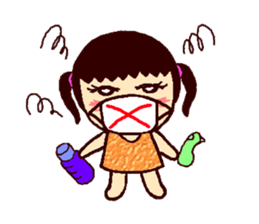 Cute brother Yo-yo & sister Ling-ling sticker #9630773