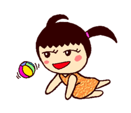 Cute brother Yo-yo & sister Ling-ling sticker #9630777