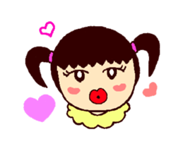 Cute brother Yo-yo & sister Ling-ling sticker #9630779