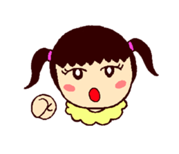 Cute brother Yo-yo & sister Ling-ling sticker #9630781