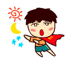 Cute brother Yo-yo & sister Ling-ling sticker #9630783