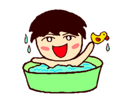 Cute brother Yo-yo & sister Ling-ling sticker #9630793