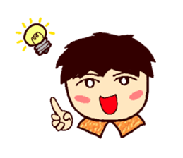 Cute brother Yo-yo & sister Ling-ling sticker #9630795