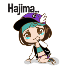Chibi Korean Girl sticker #9630890